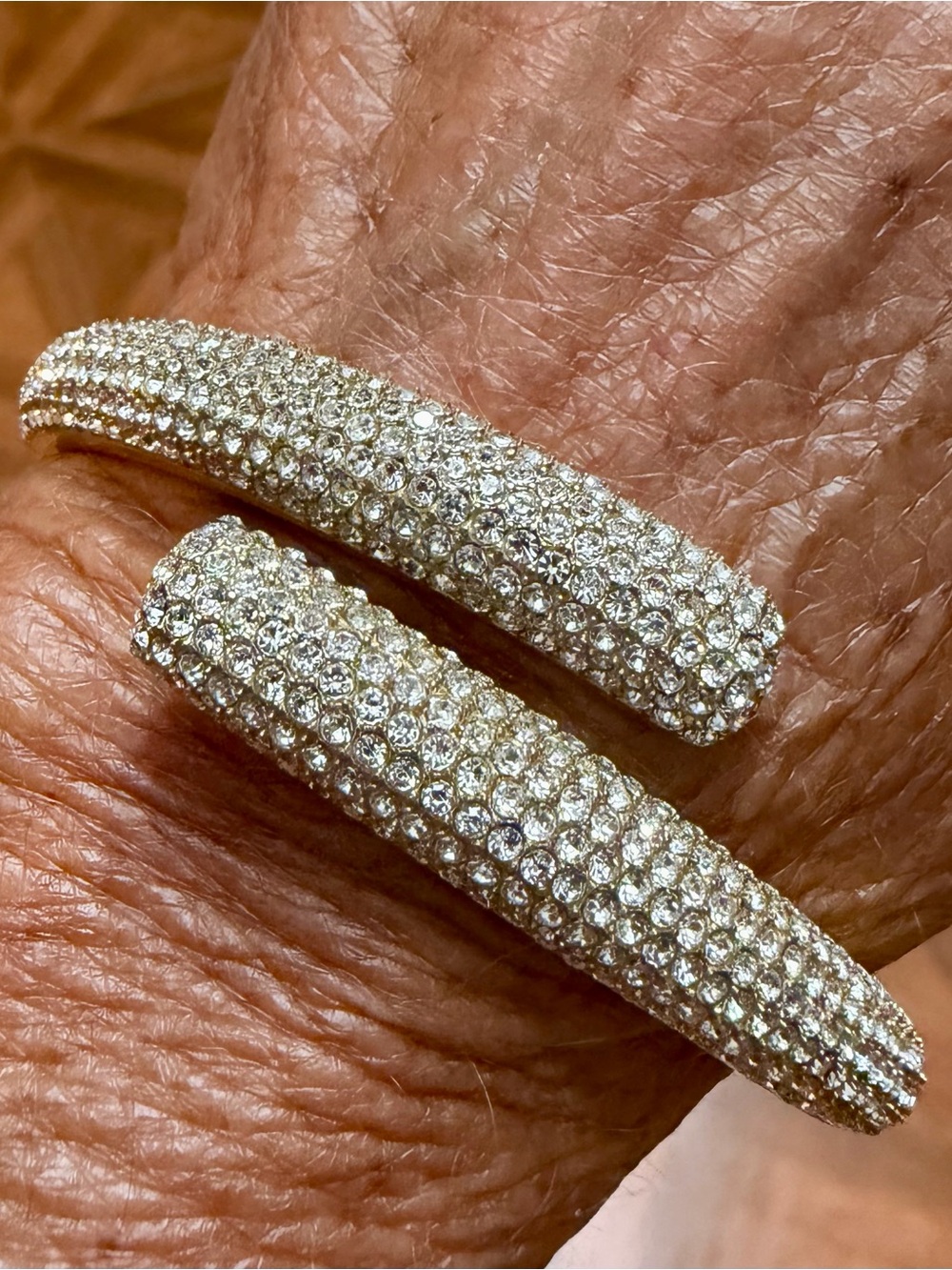 Michael Kors Crystal Pavé Open Cuff Bracelet